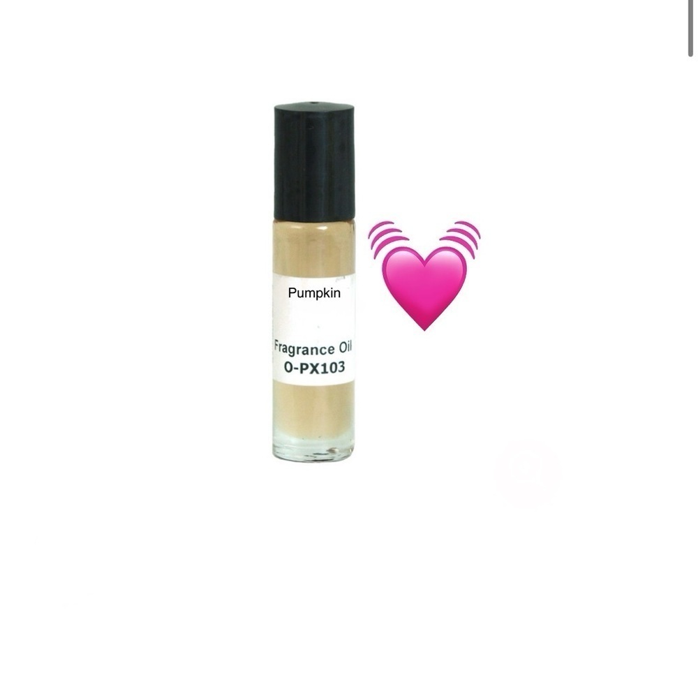 Pumpkin 1/3 Oz Glass Roll -On Fragrance Oil wear use to make candles or soap
